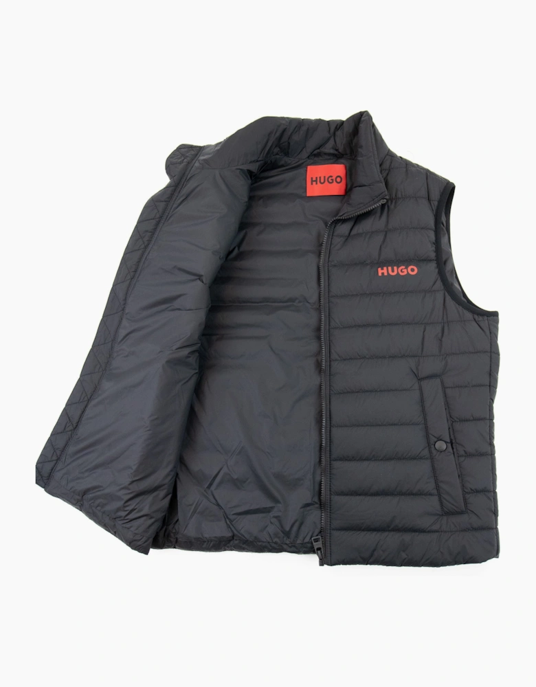 Hugo Bentino2221 Padded Gilet Black 001