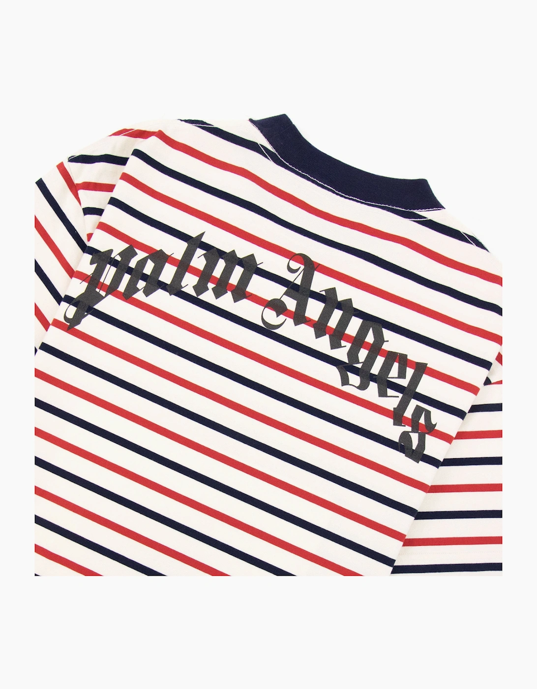 Palm Angels Pa Bear Stripe Classic Tee Red/white
