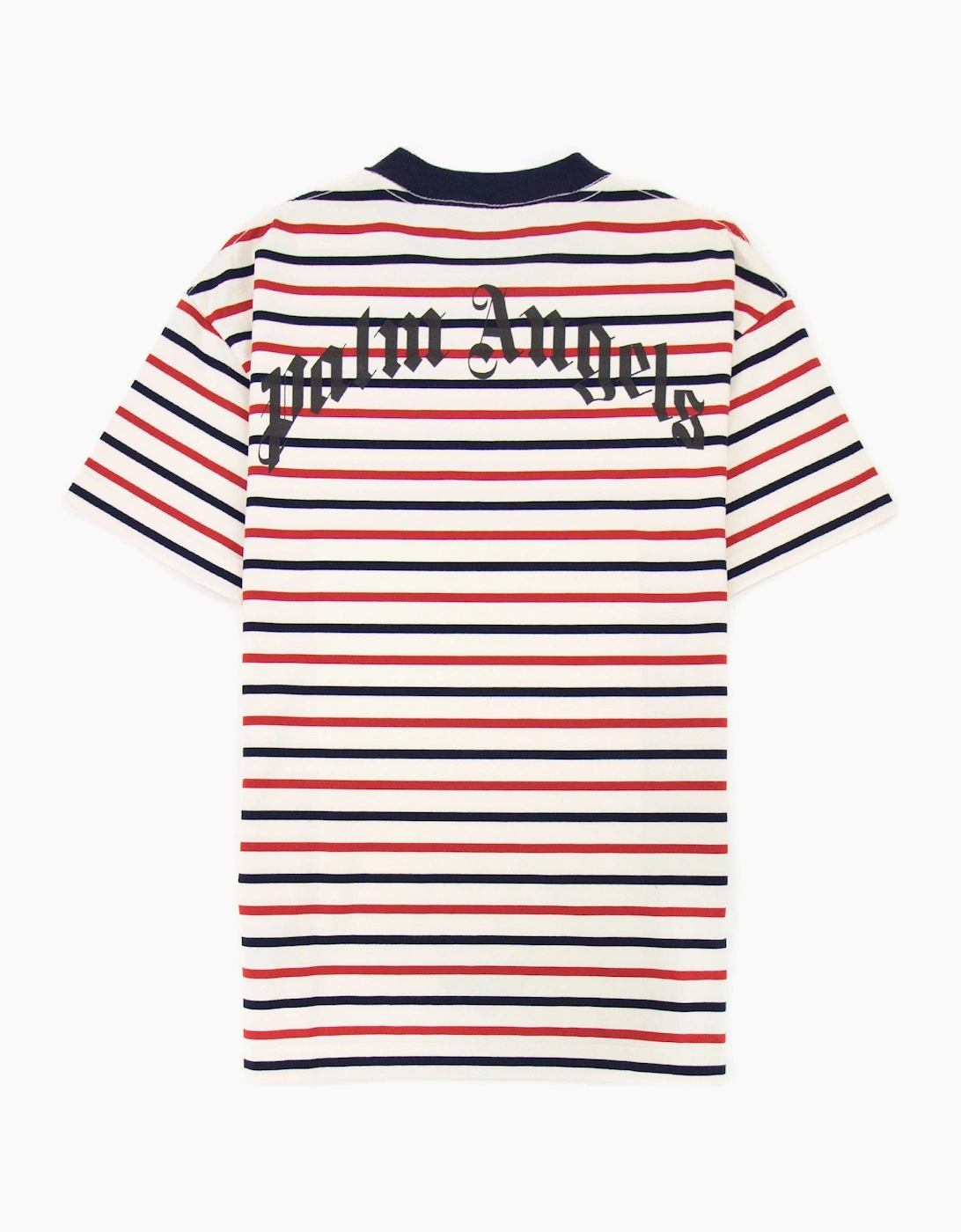Palm Angels Pa Bear Stripe Classic Tee Red/white