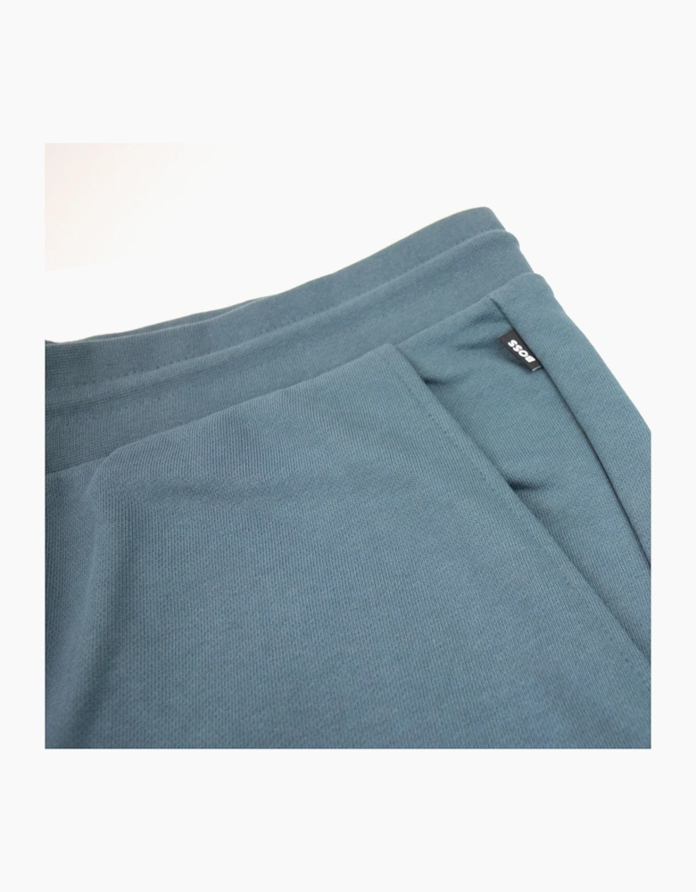 Hugo Boss Lamont 92 Rubber Logo Jogging Pants Turquoise 445