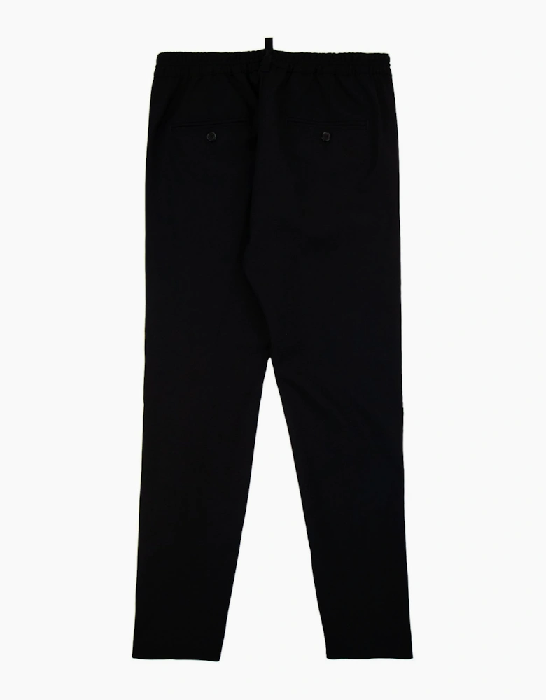Dsquared2 Tape Details Stretch Wool Joggers Black 900