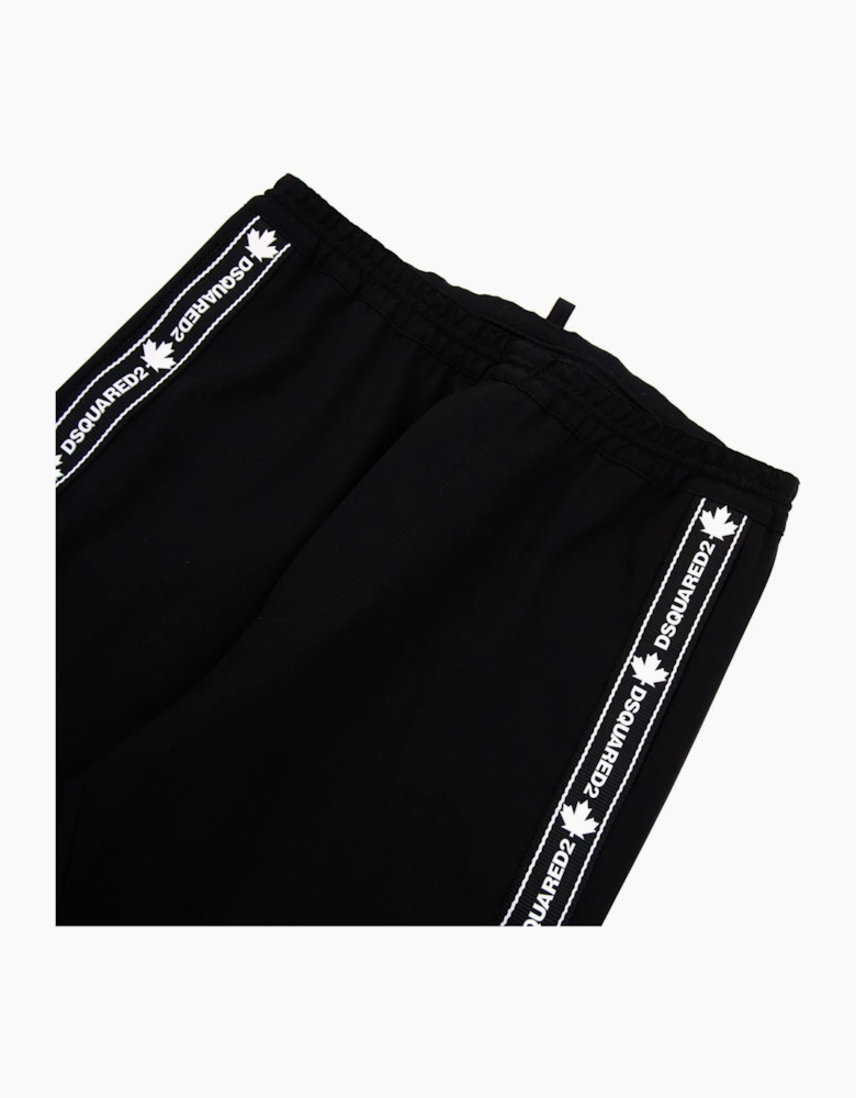 Dsquared2 Tape Details Stretch Wool Joggers Black 900