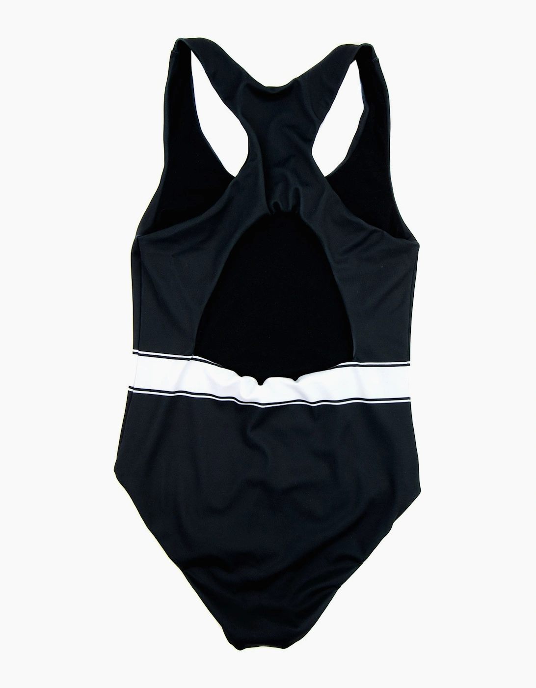 Moncler Junior Logo Bagno Girl Swim Costume Black