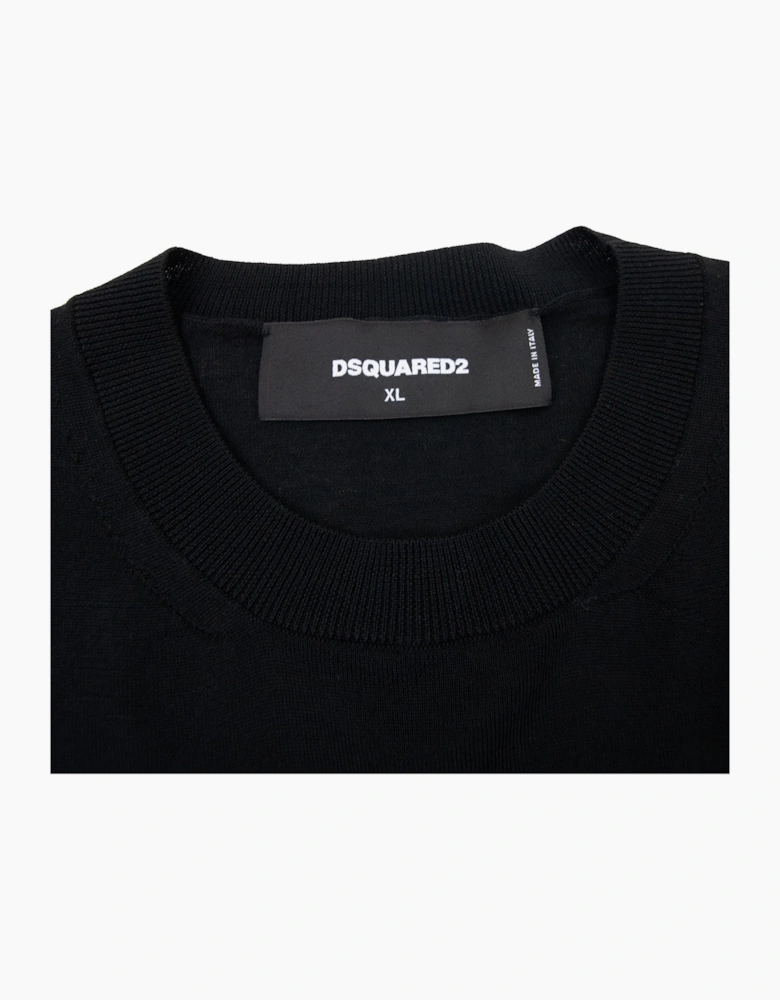 Dsquared2 Canada World Famous Knit Sweater Black