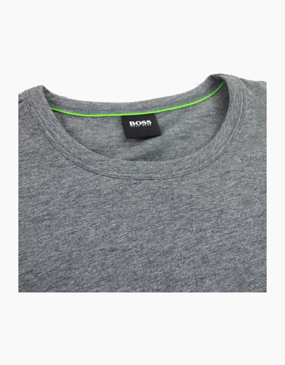Hugo Boss Regular-fit T-shirt With Contrast Logo Grey 037