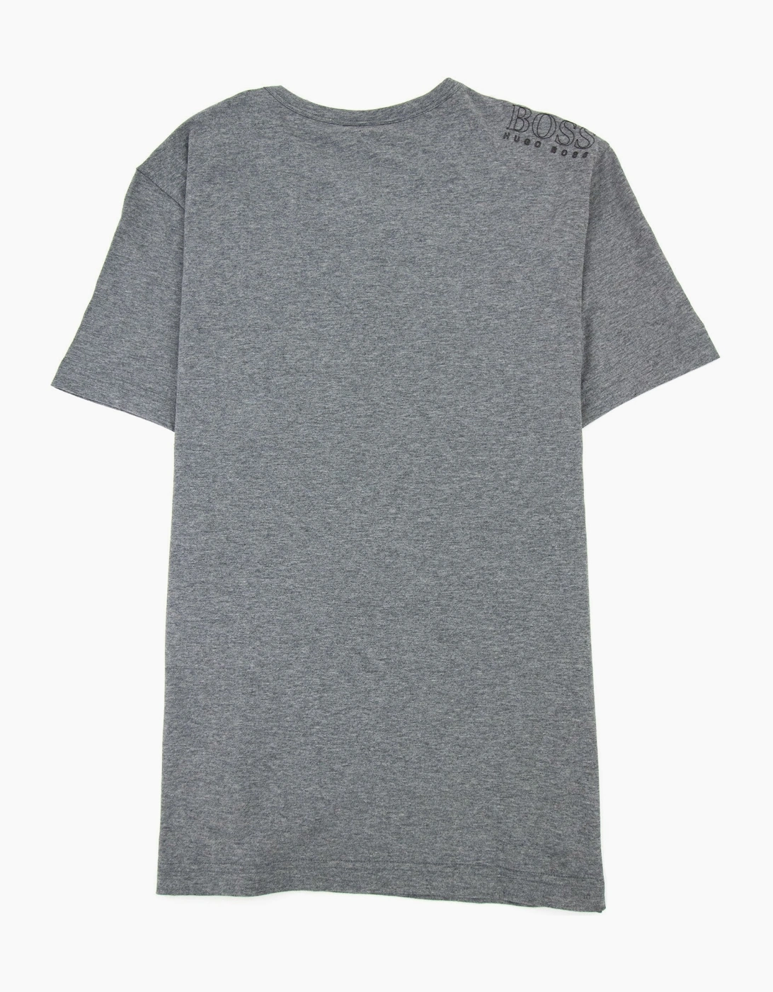 Hugo Boss Regular-fit T-shirt With Contrast Logo Grey 037