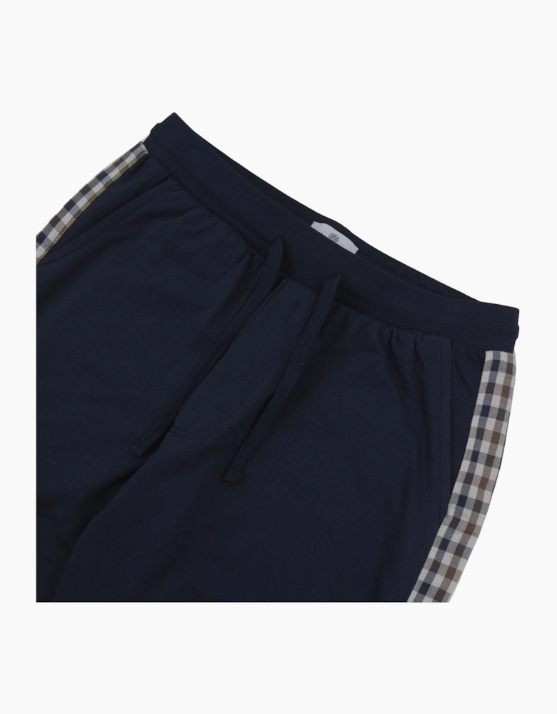 Aquascutum Club Check Track Pants Navy 11
