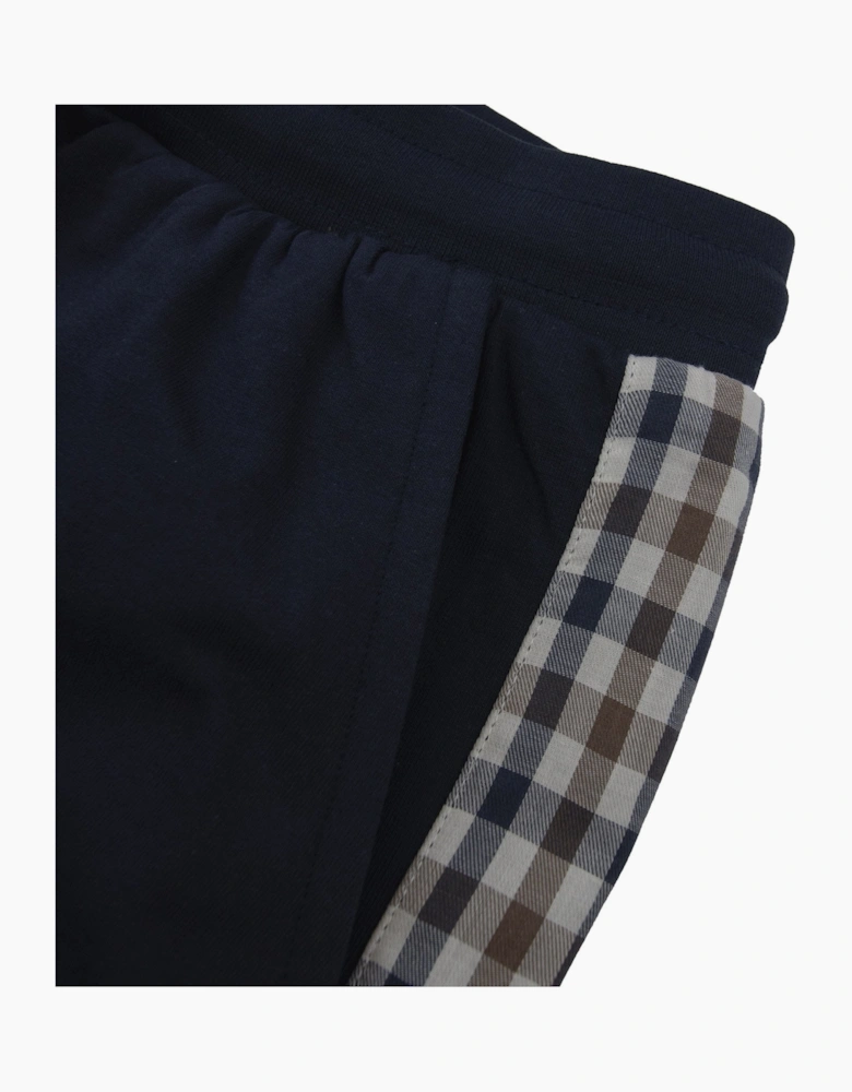 Aquascutum Club Check Track Pants Navy 11