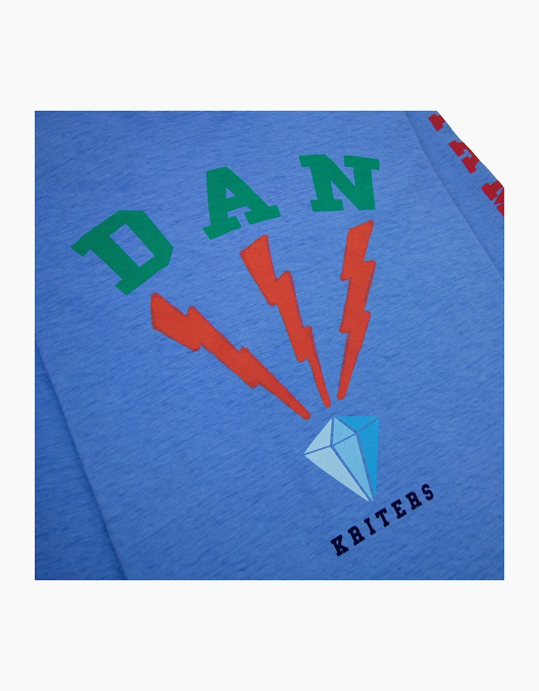 Dsquared2 Dan Kriters Lightening Detail L/s T Shirt Blue