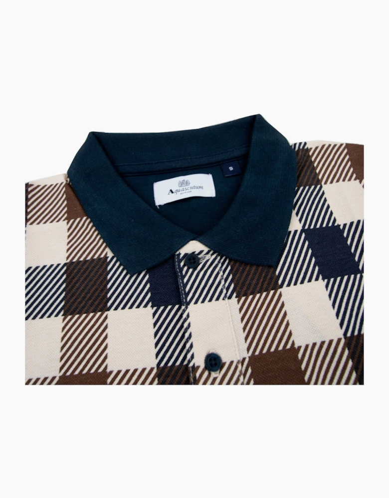 Aquascutum Macro Iconic Polo Navy 11