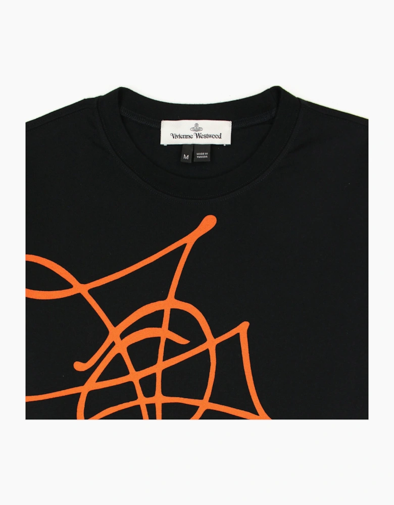 Vivienne Westwood Graffiti Orb Classic T Shirt Black