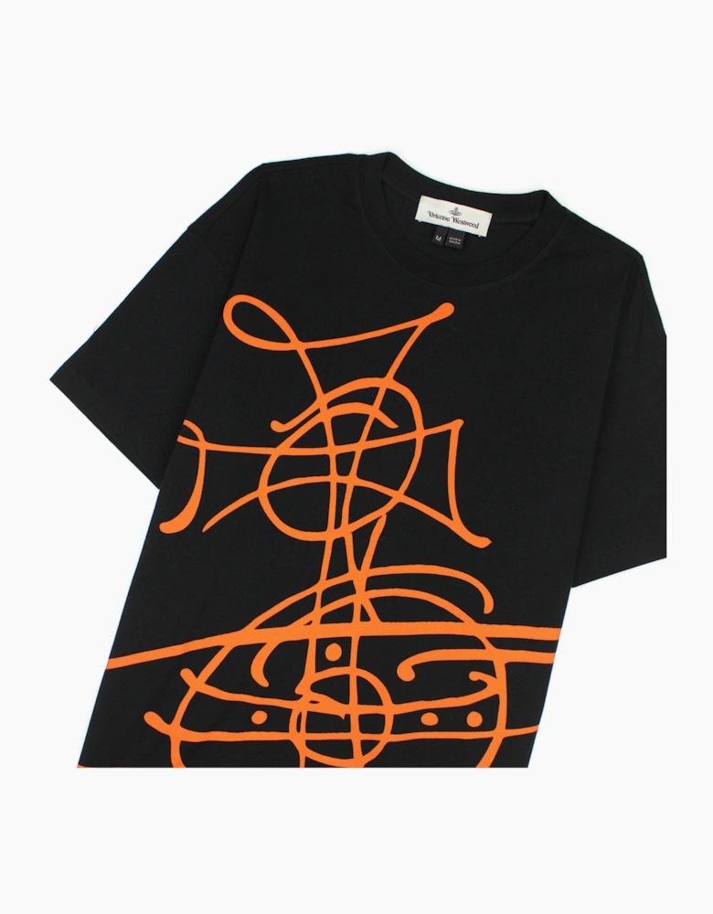 Vivienne Westwood Graffiti Orb Classic T Shirt Black