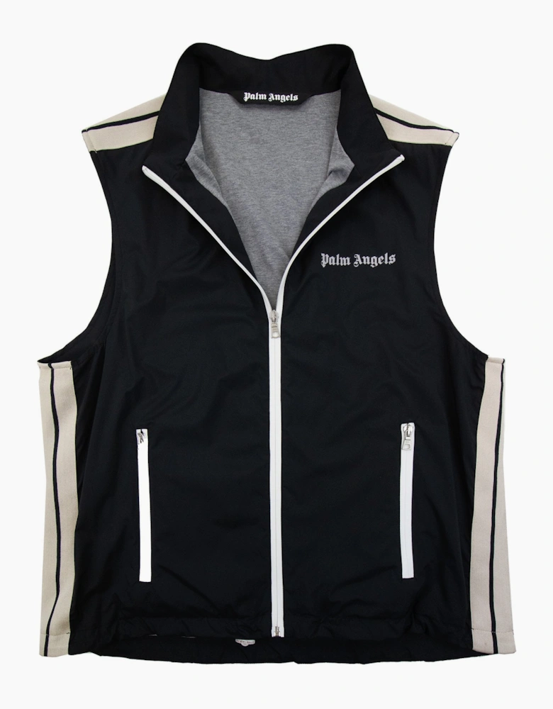 Palm Angels Classic Logo Nylon Gillet Black/off White