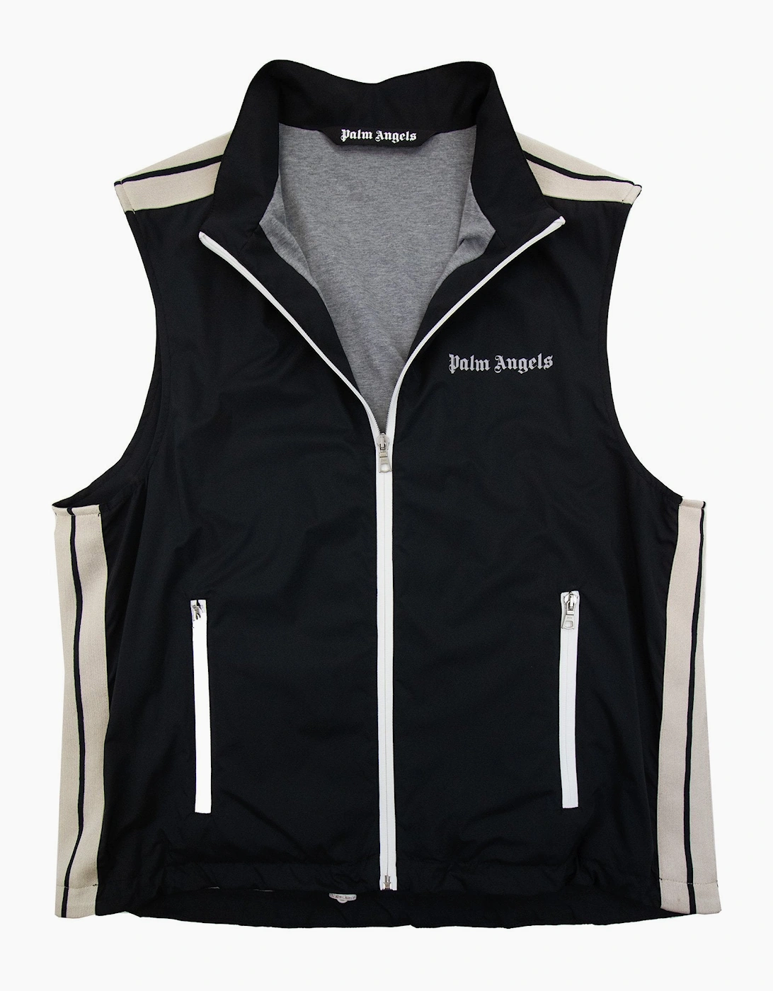Palm Angels Classic Logo Nylon Gillet Black/off White