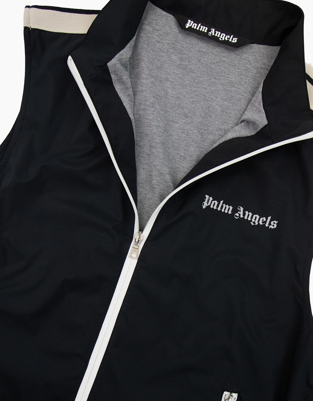 Palm Angels Classic Logo Nylon Gillet Black/off White