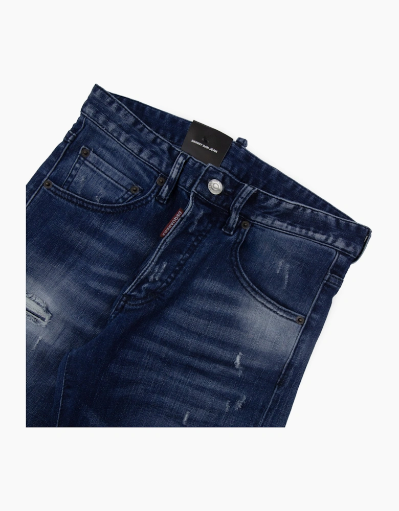 Dsquared2 Green Patch Skinny Dan Jean Denim 470