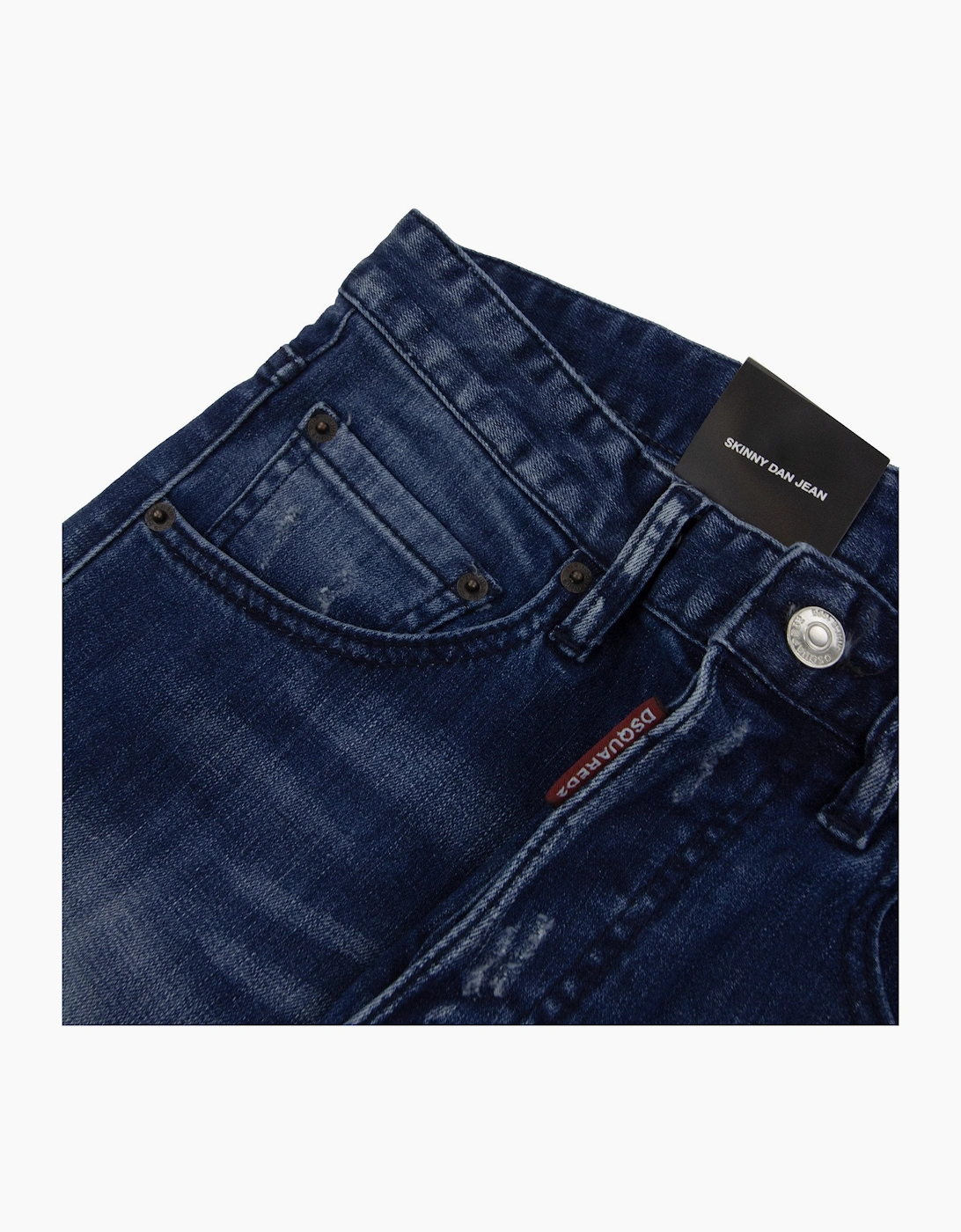 Dsquared2 Green Patch Skinny Dan Jean Denim 470