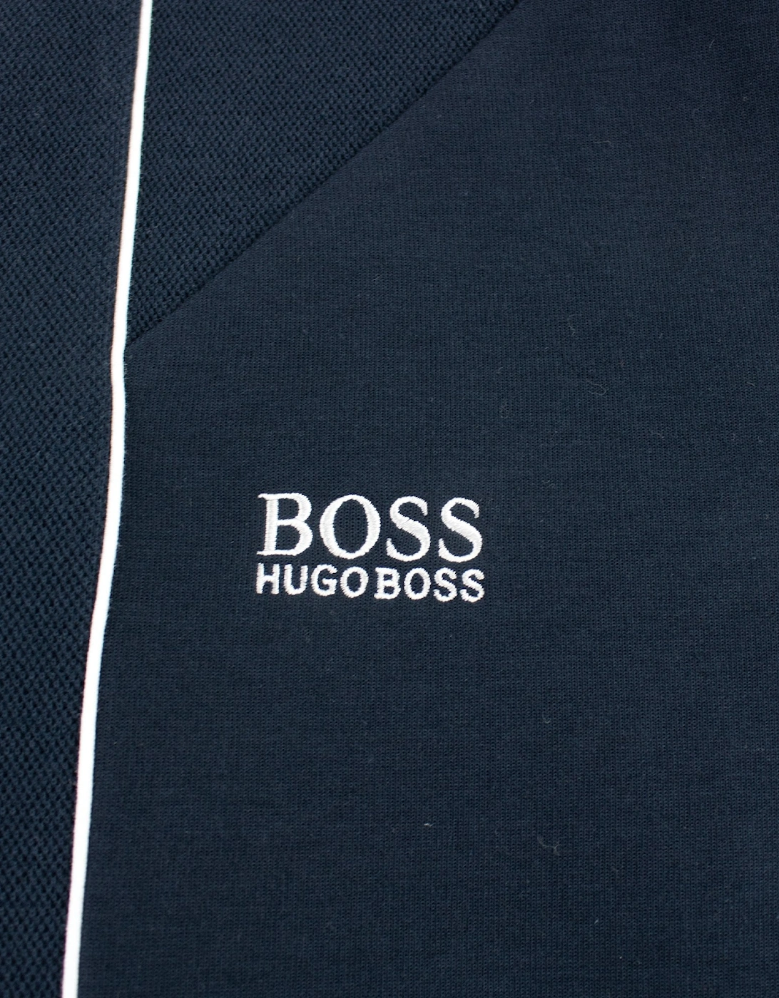 Hugo Boss Regular-fit Sweatshirt With Embroidered Logo Dark Blue