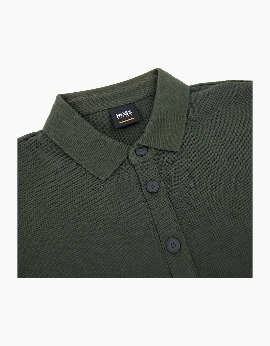 Hugo Boss Printcat Rubber Logo S/s Polo Khaki
