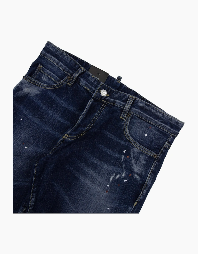 Dsquared2 Multi Paint Slim Jean Denim 470