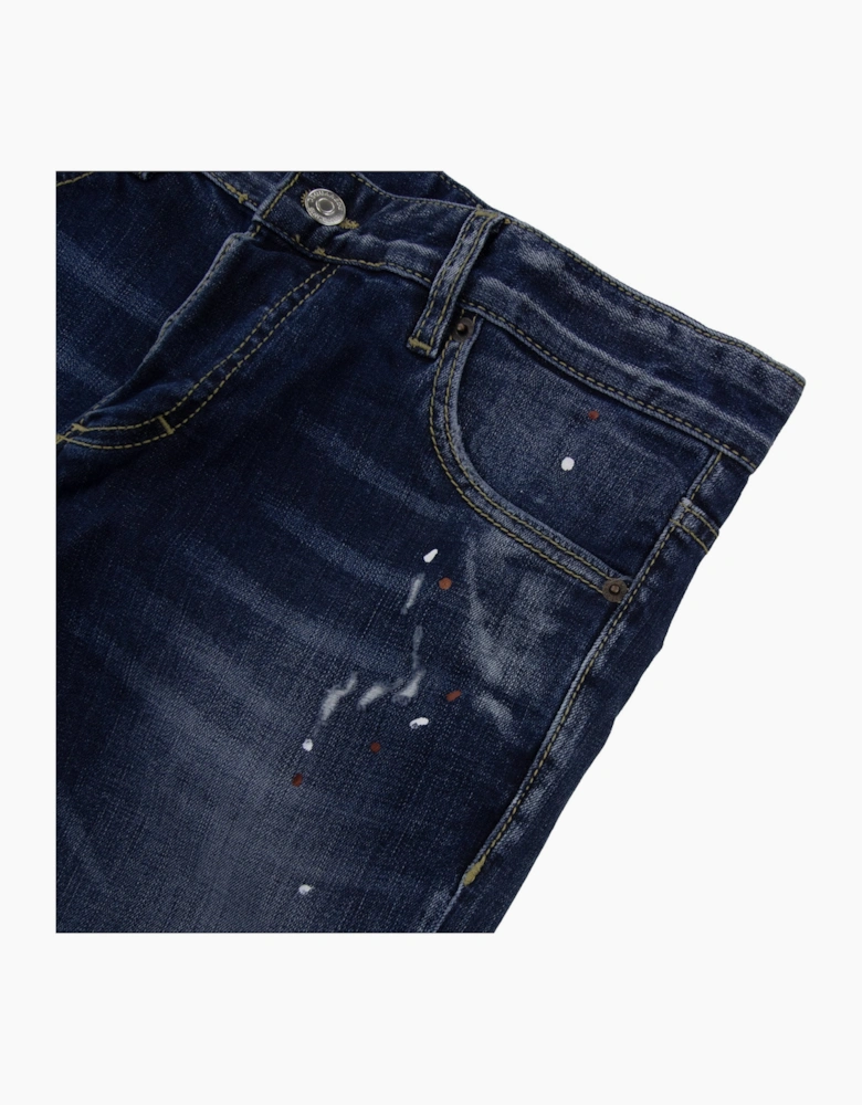 Dsquared2 Multi Paint Slim Jean Denim 470