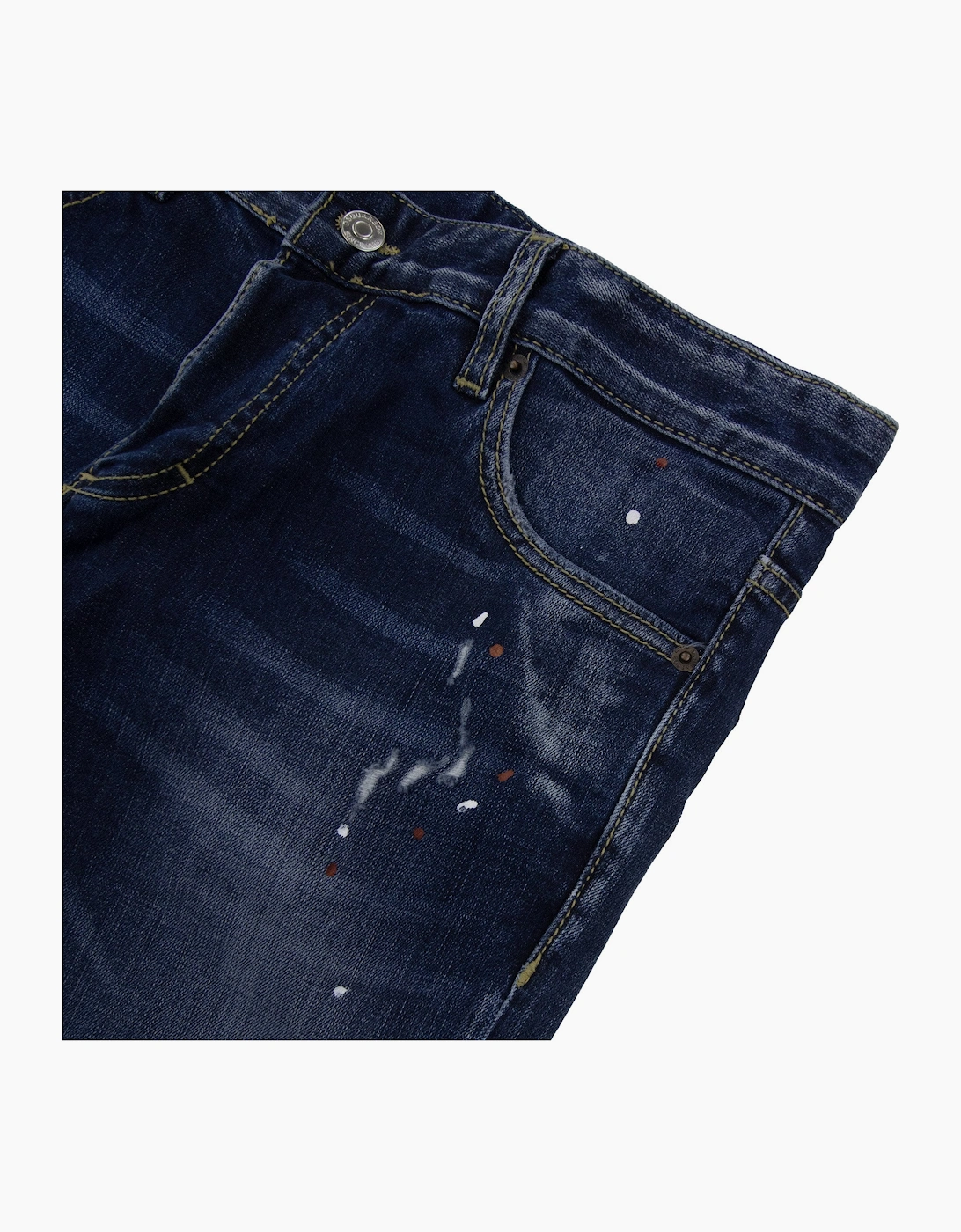 Dsquared2 Multi Paint Slim Jean Denim 470
