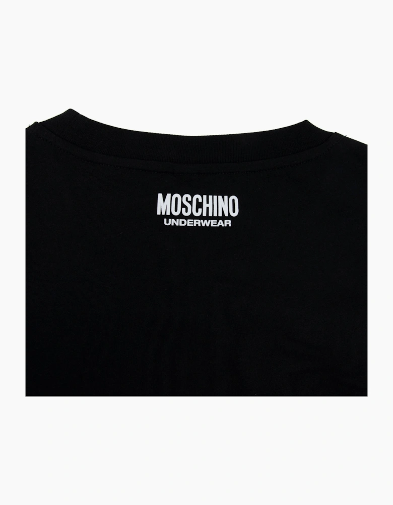 Moschino Underwear Tape Logo T-shirt Black
