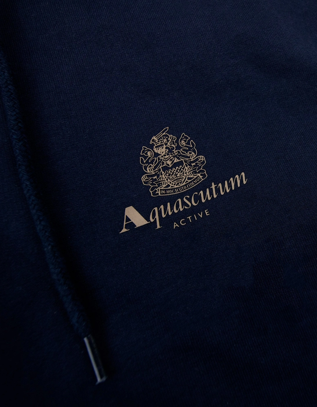 Aquascutum Club Check Hoodie Navy 11