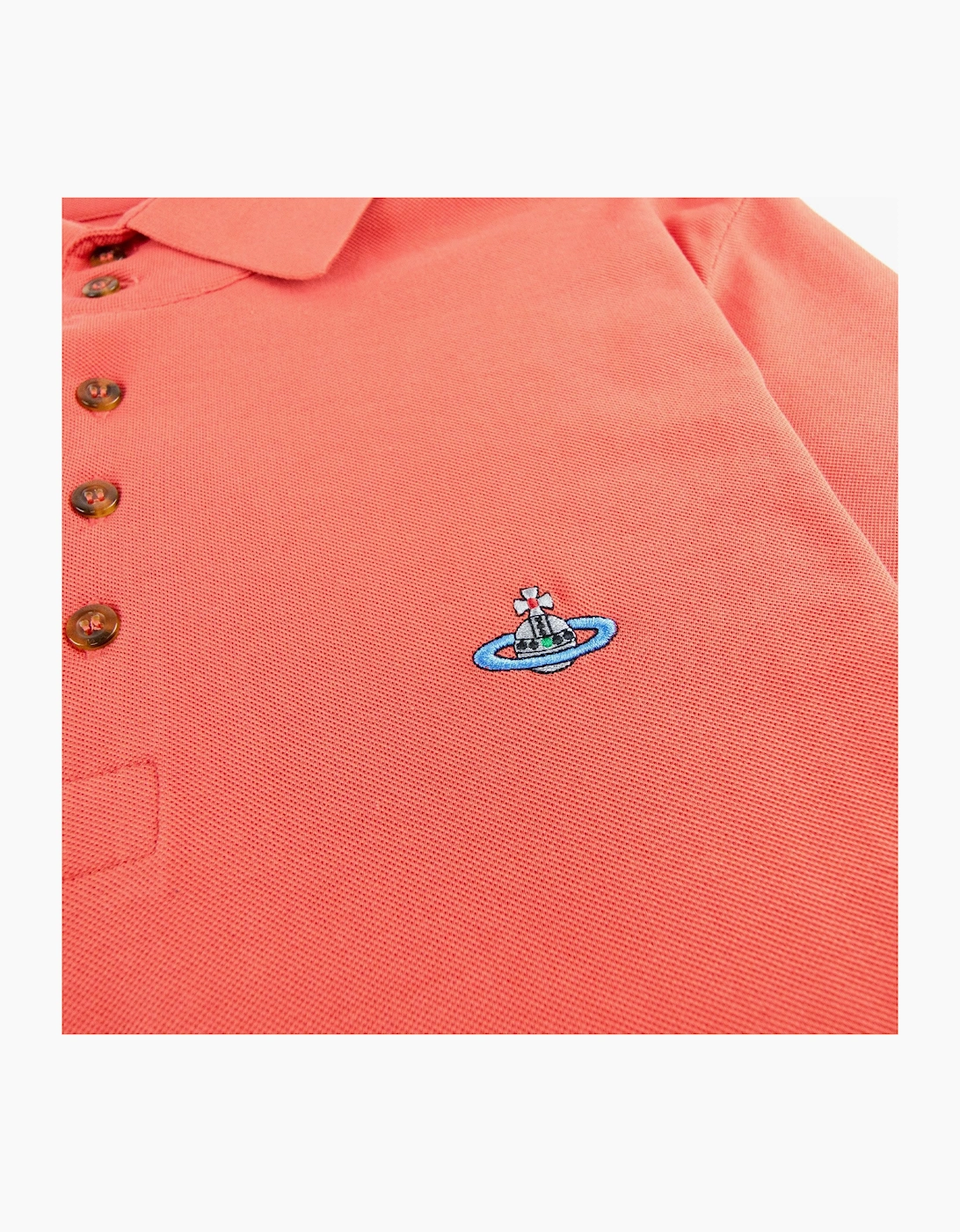 Vivienne Westwood Orb Logo S/s Polo Shirt Red