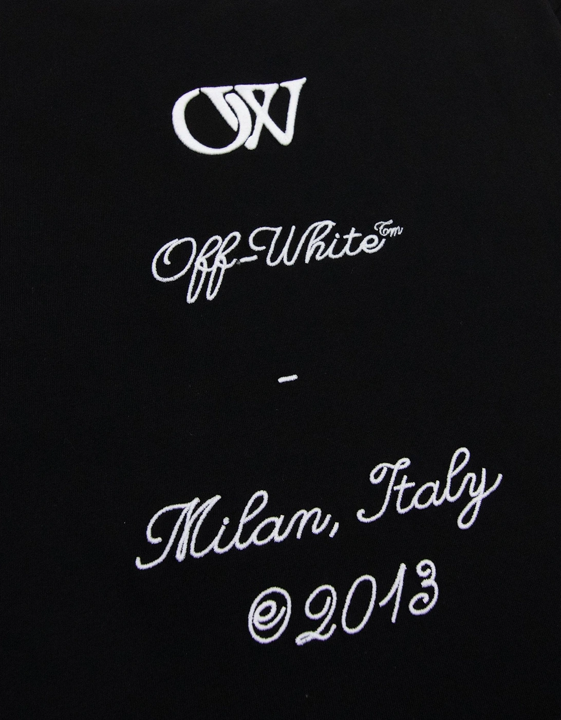 Off White 23 Logo Slim S/s T Shirt Black/white