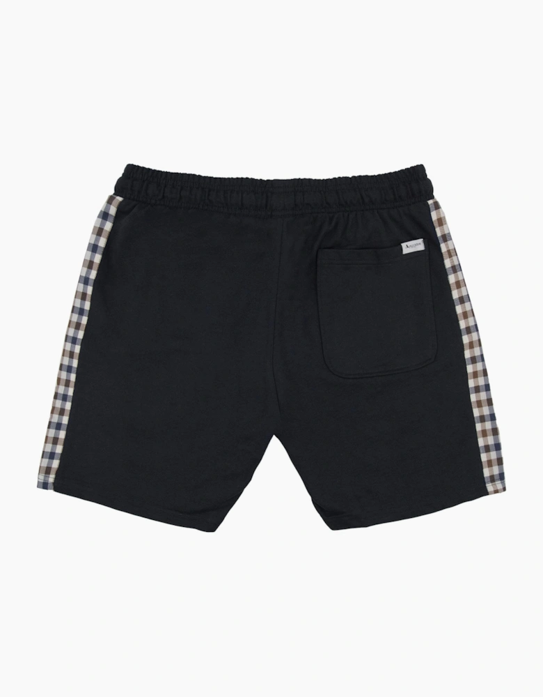 Aquascutum Club Check Shorts Black