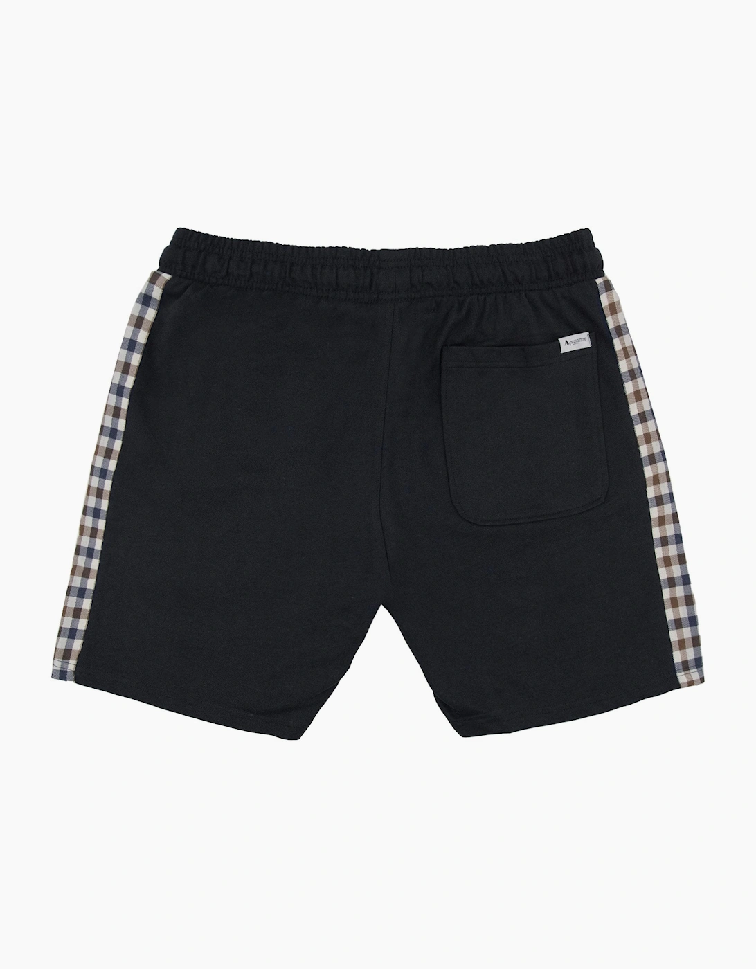 Aquascutum Club Check Shorts Black