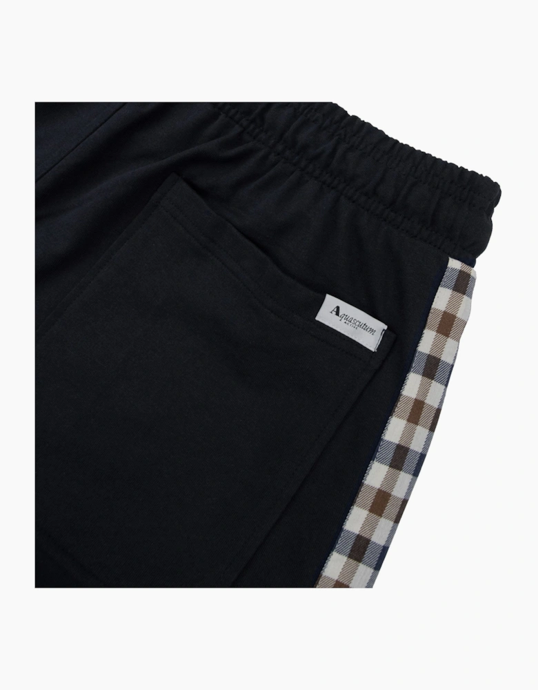 Aquascutum Club Check Shorts Black