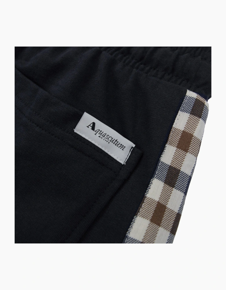 Aquascutum Club Check Shorts Black