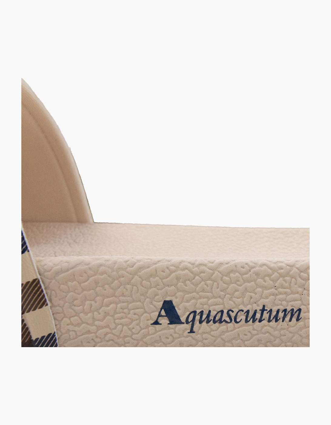 Aquascutum Beach Check Slippers Beige
