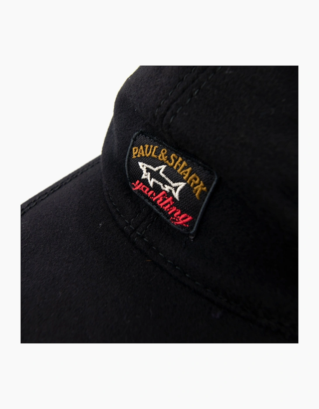 Paul And Shark Patch Logo Cotton Cap Black