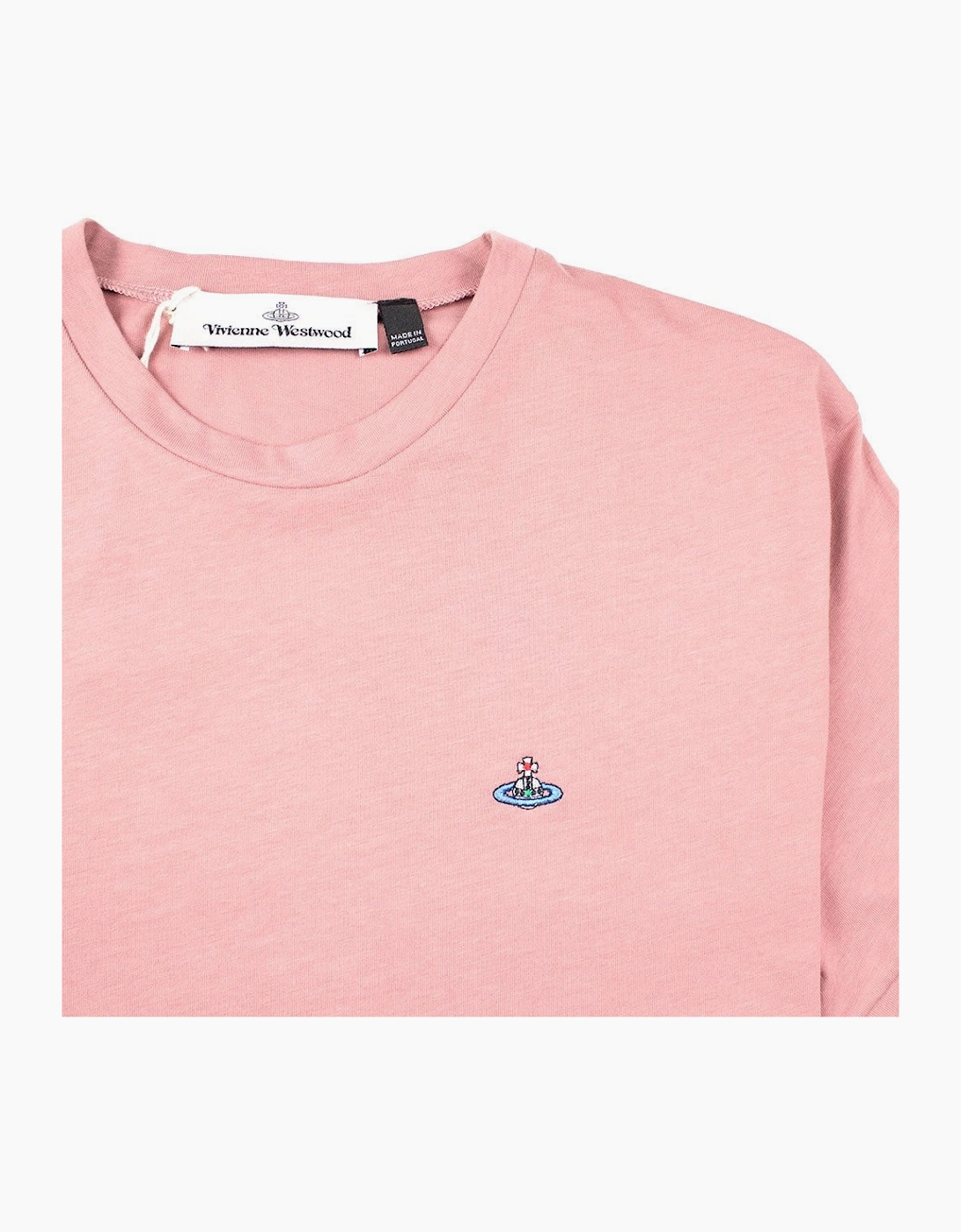Vivienne Westwood Small Orb Logo T-shirt Pink