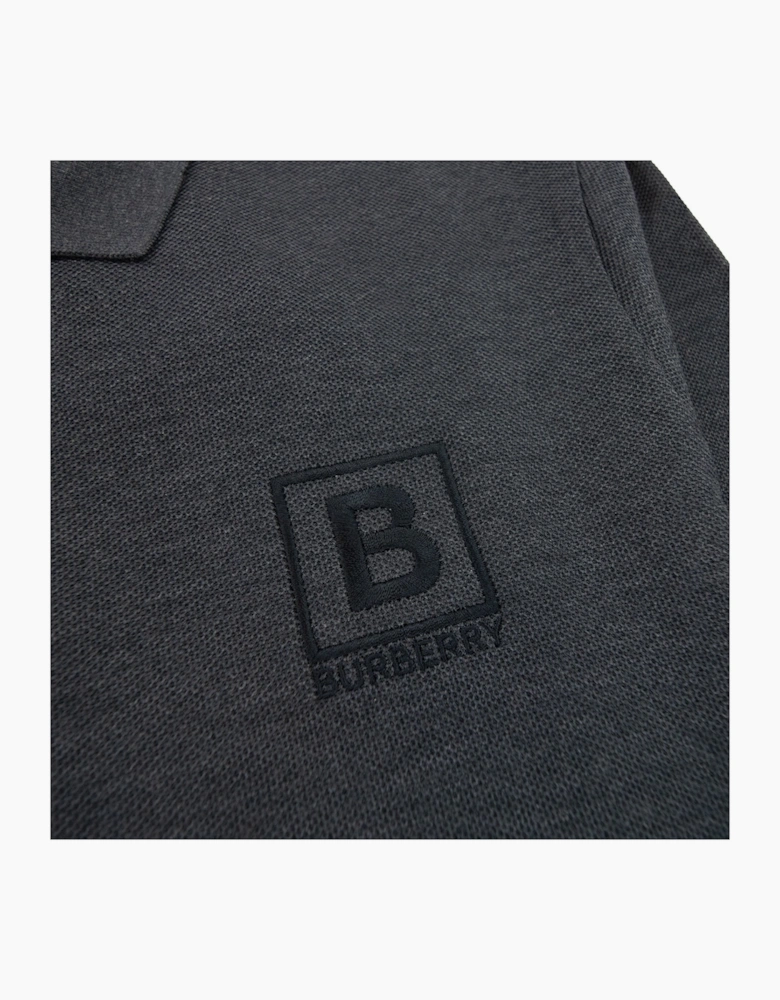 Burberry Gateforth L/s Polo Charcoal
