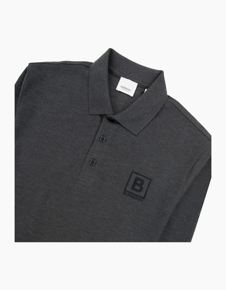 Burberry Gateforth L/s Polo Charcoal