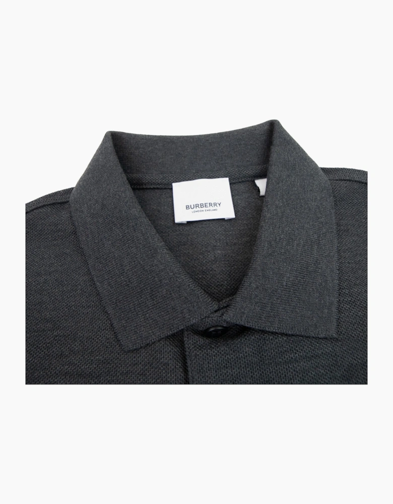Burberry Gateforth L/s Polo Charcoal