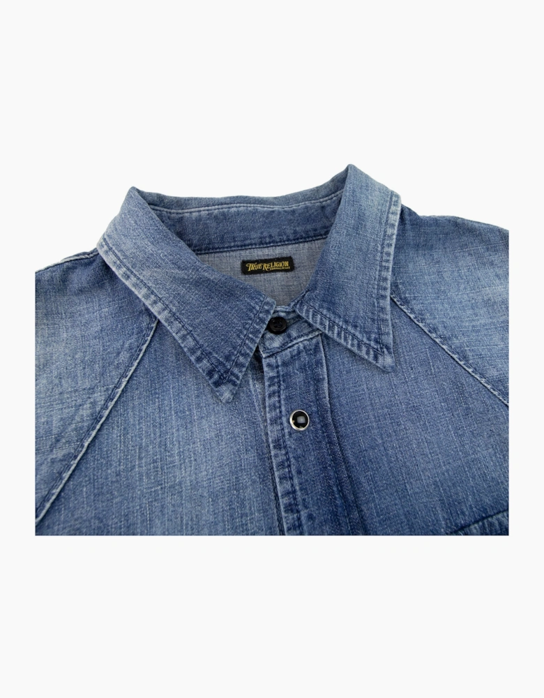 True Religion Core Jake Western Shirt Denim