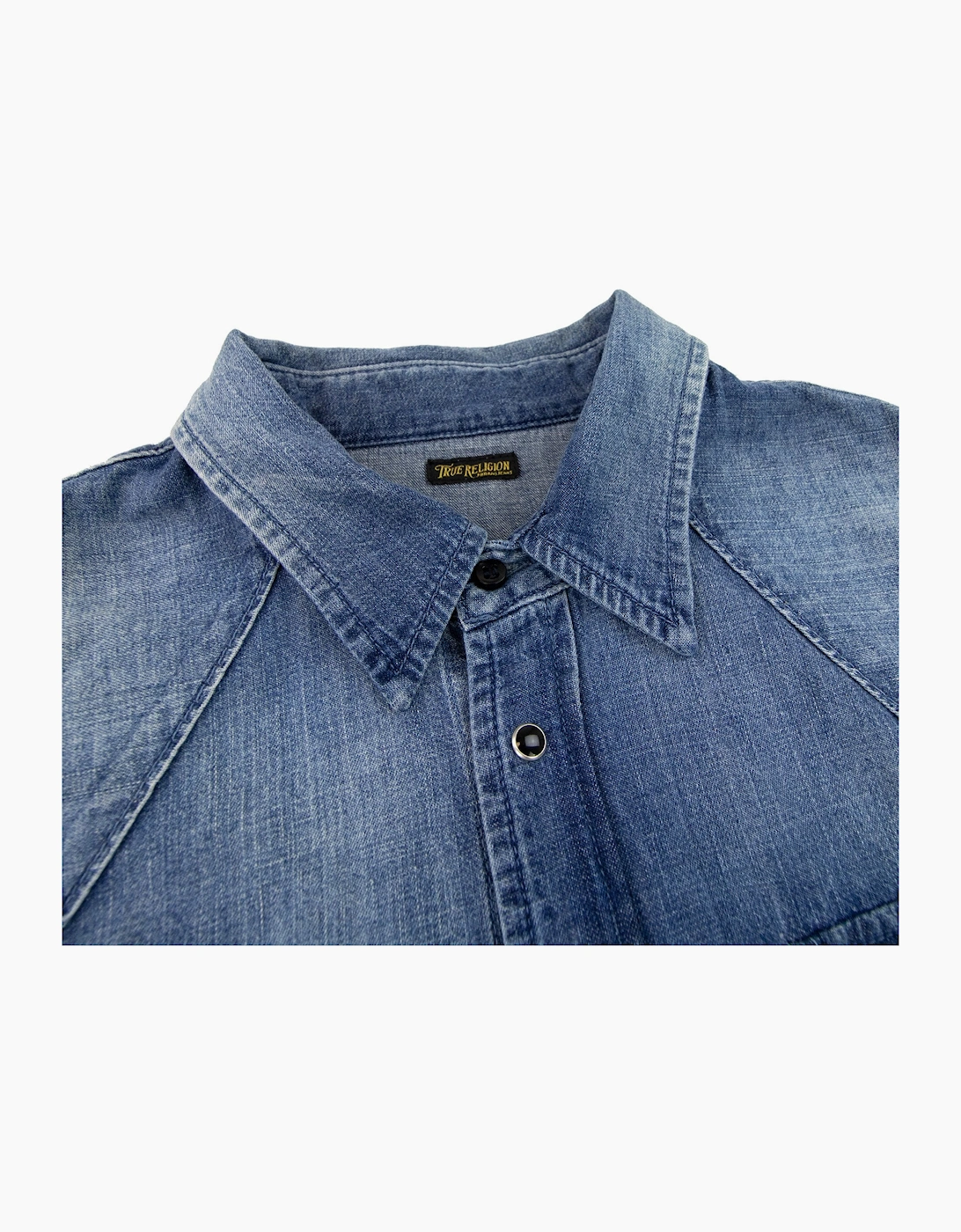True Religion Core Jake Western Shirt Denim