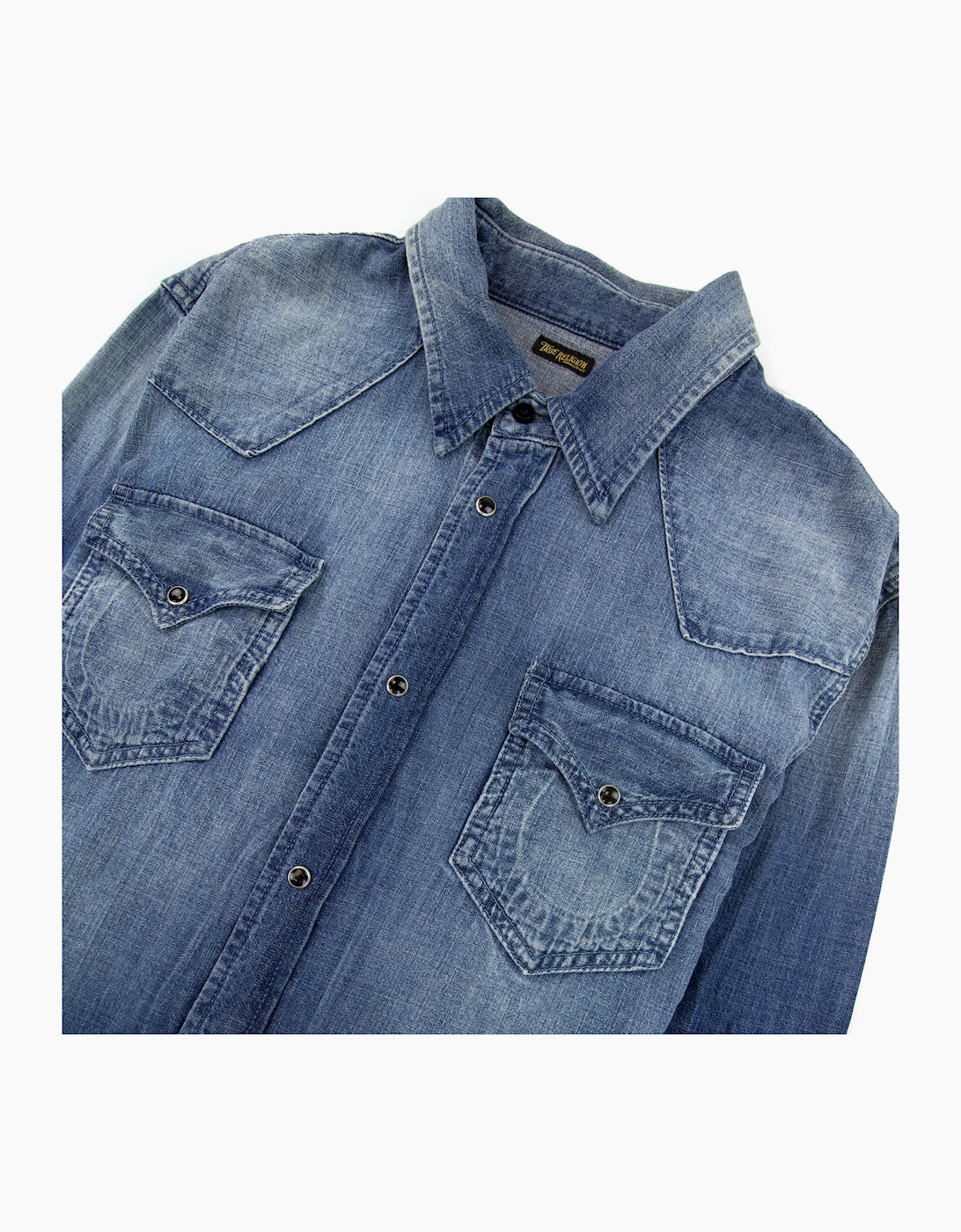 True Religion Core Jake Western Shirt Denim
