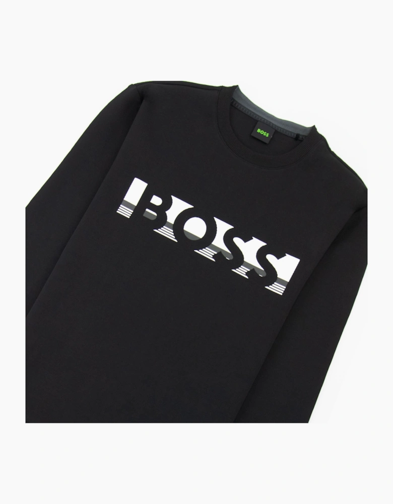 Hugo Boss Salbo 1 Crew Neck Sweat Black 001