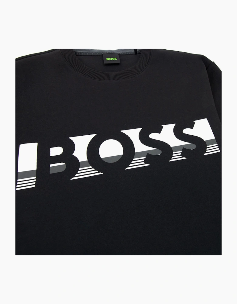 Hugo Boss Salbo 1 Crew Neck Sweat Black 001