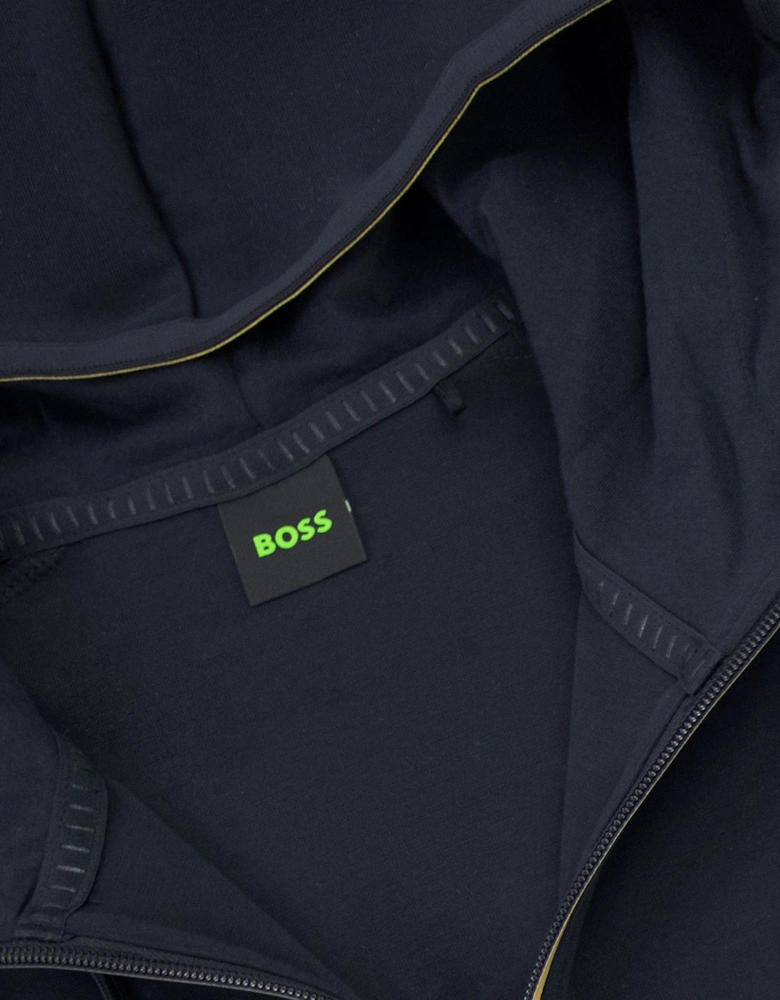 Hugo Boss Saggy 1 Hoody Side Stripes Navy