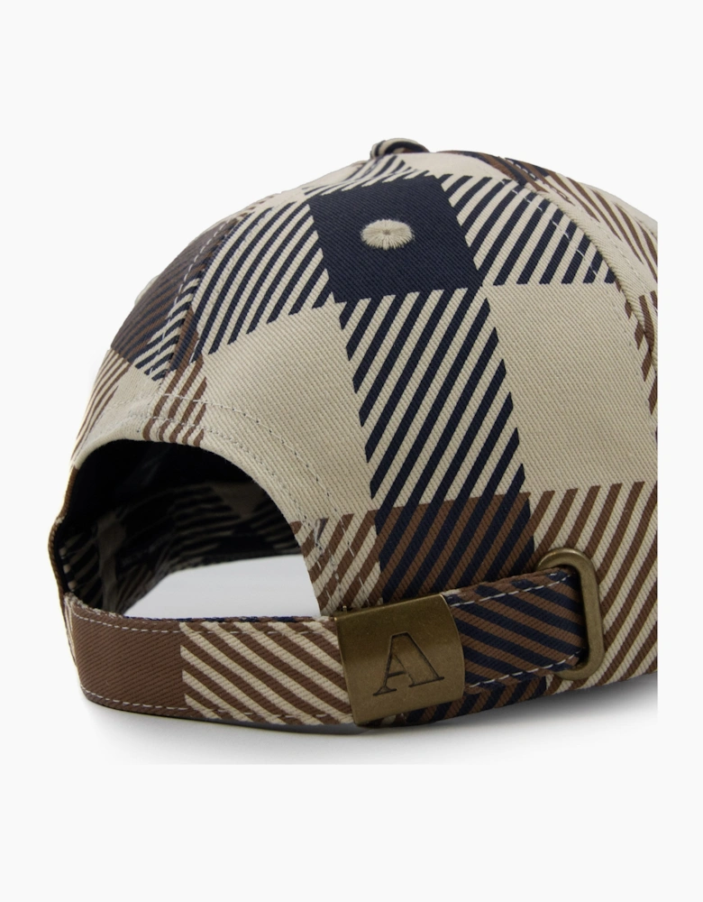 Aquascutum Macro Iconic Baseball Cap Macro Check 30