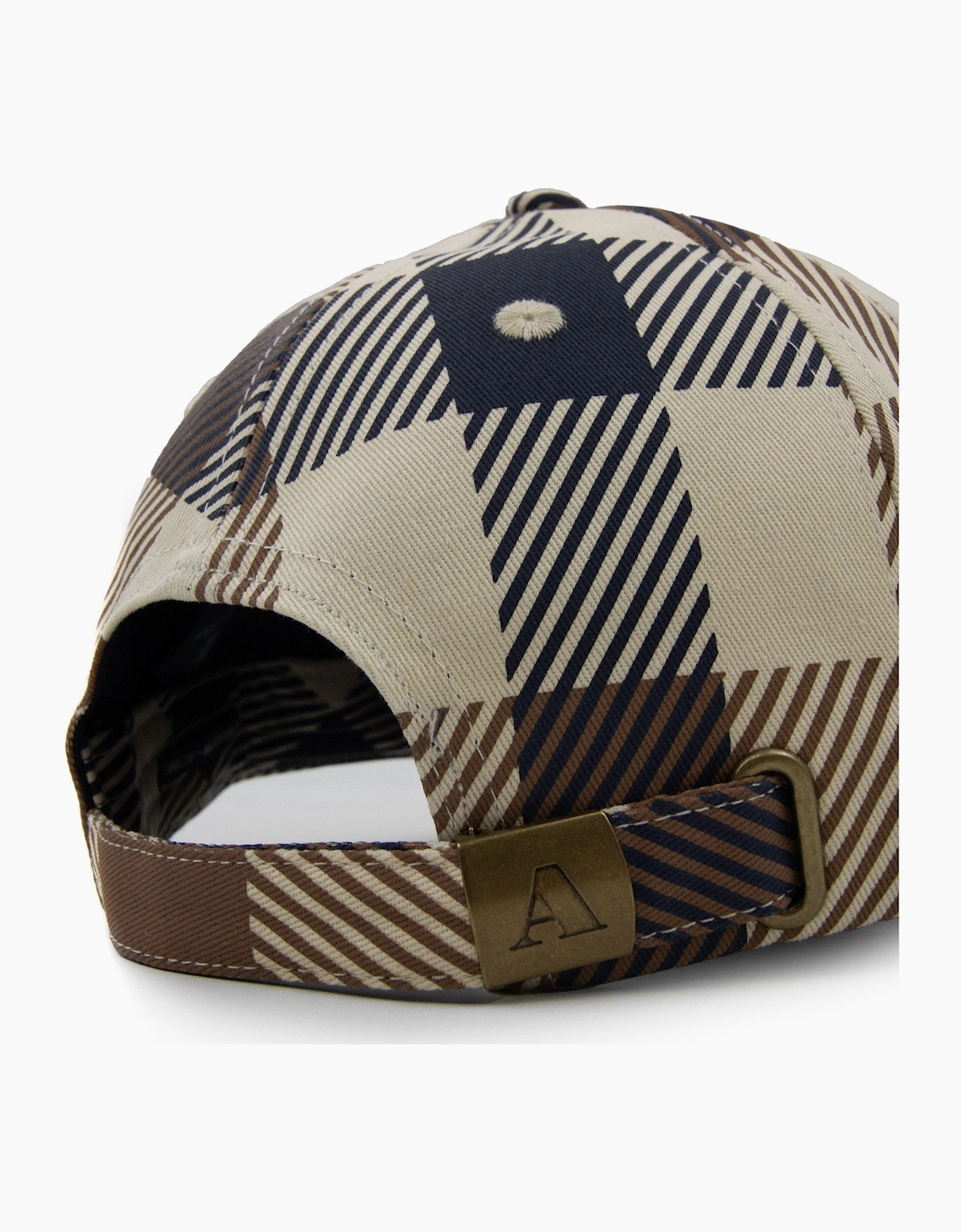 Aquascutum Macro Iconic Baseball Cap Macro Check 30