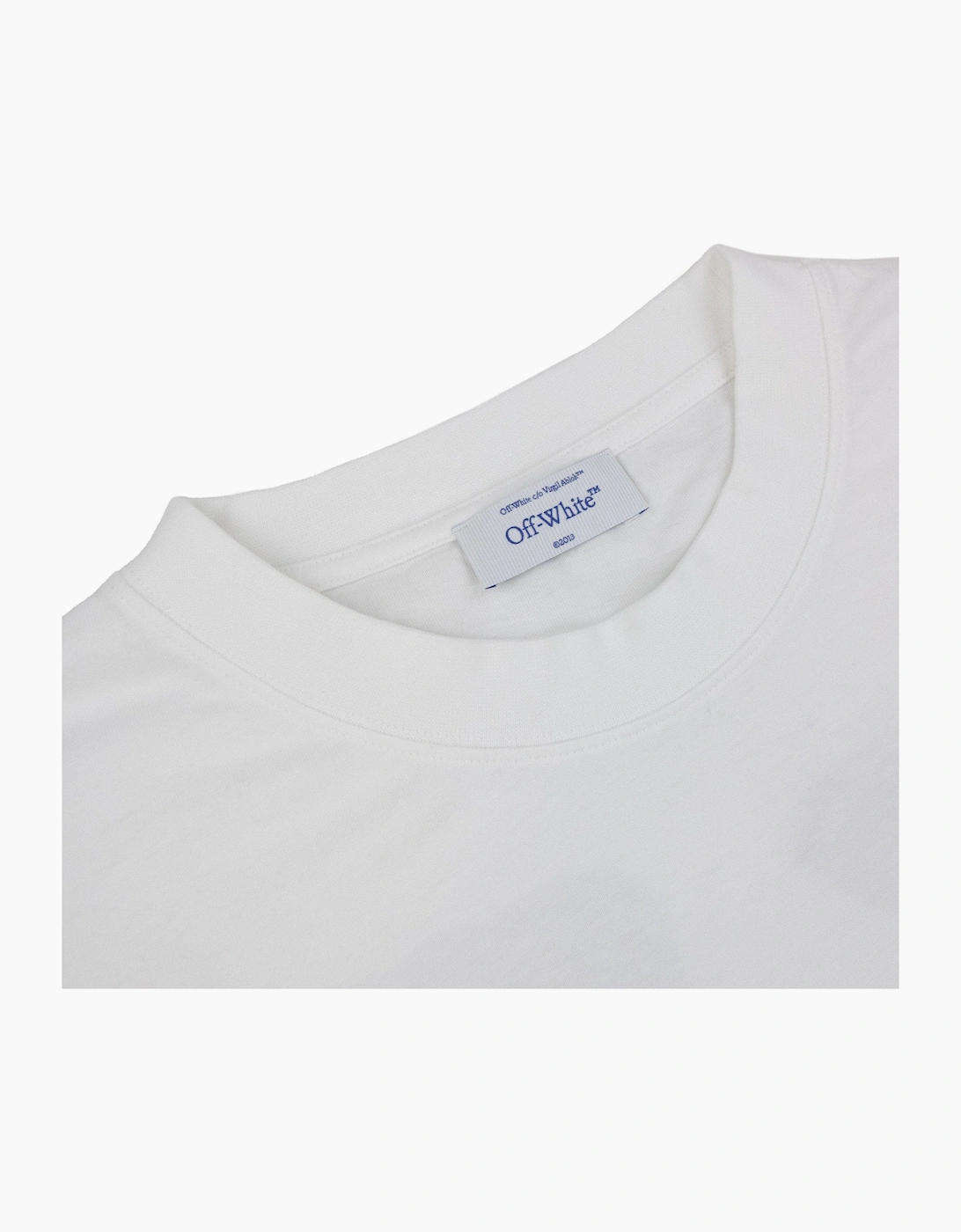 Off White Spray Arrow Slim S/s T-shirt White