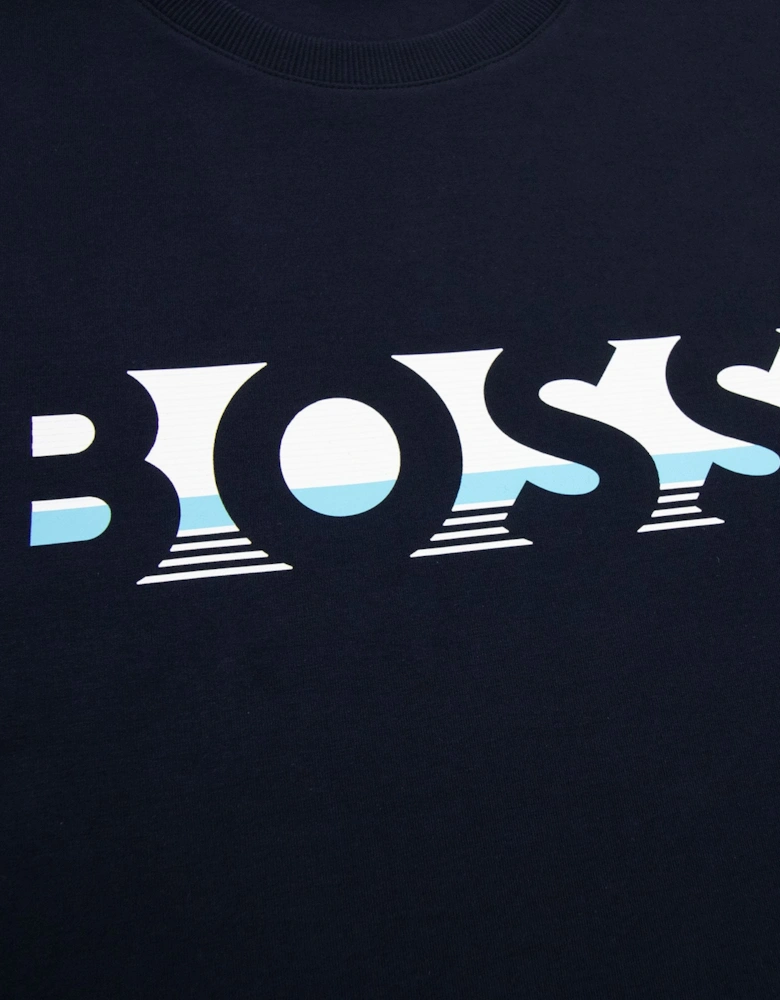 Hugo Boss Salbo 1 Crew Neck Sweat Navy 403